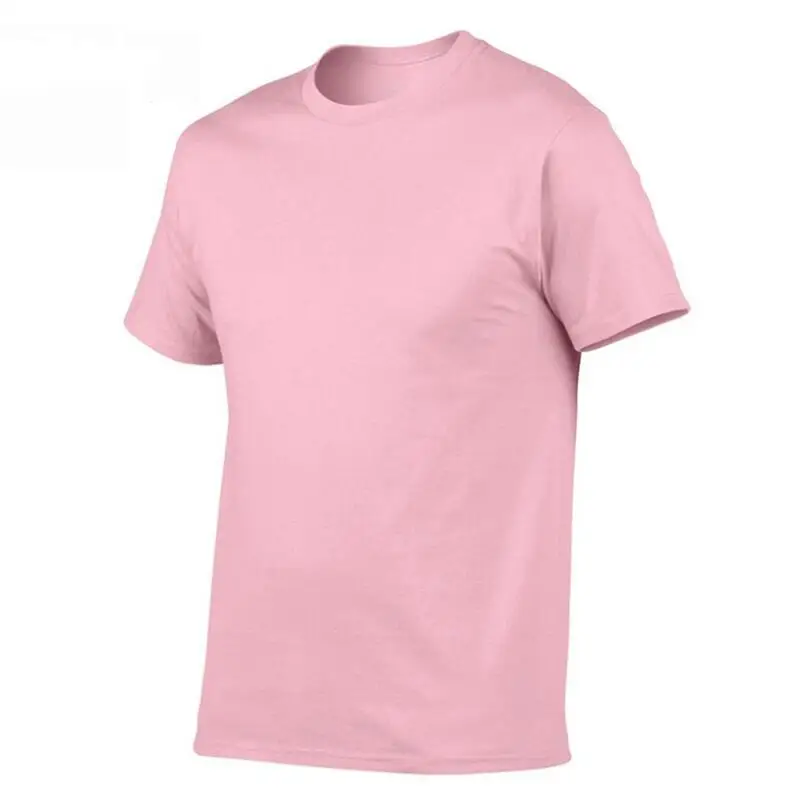 

Мужской Хлопковый Повседневный пляжный с коротким рукавом и круглым вырезом