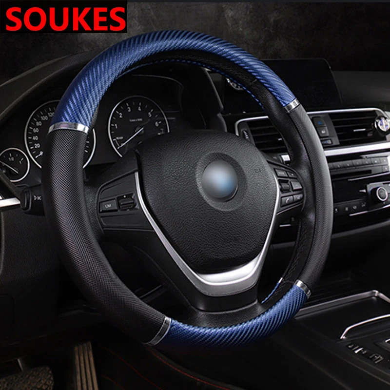 Чехол на руль из искусственной кожи для BMW E92 E53 X3 f25 E34 Audi A6 C6 A5 B7 Q5 C5 Abarth Ford | Отзывы и видеообзор