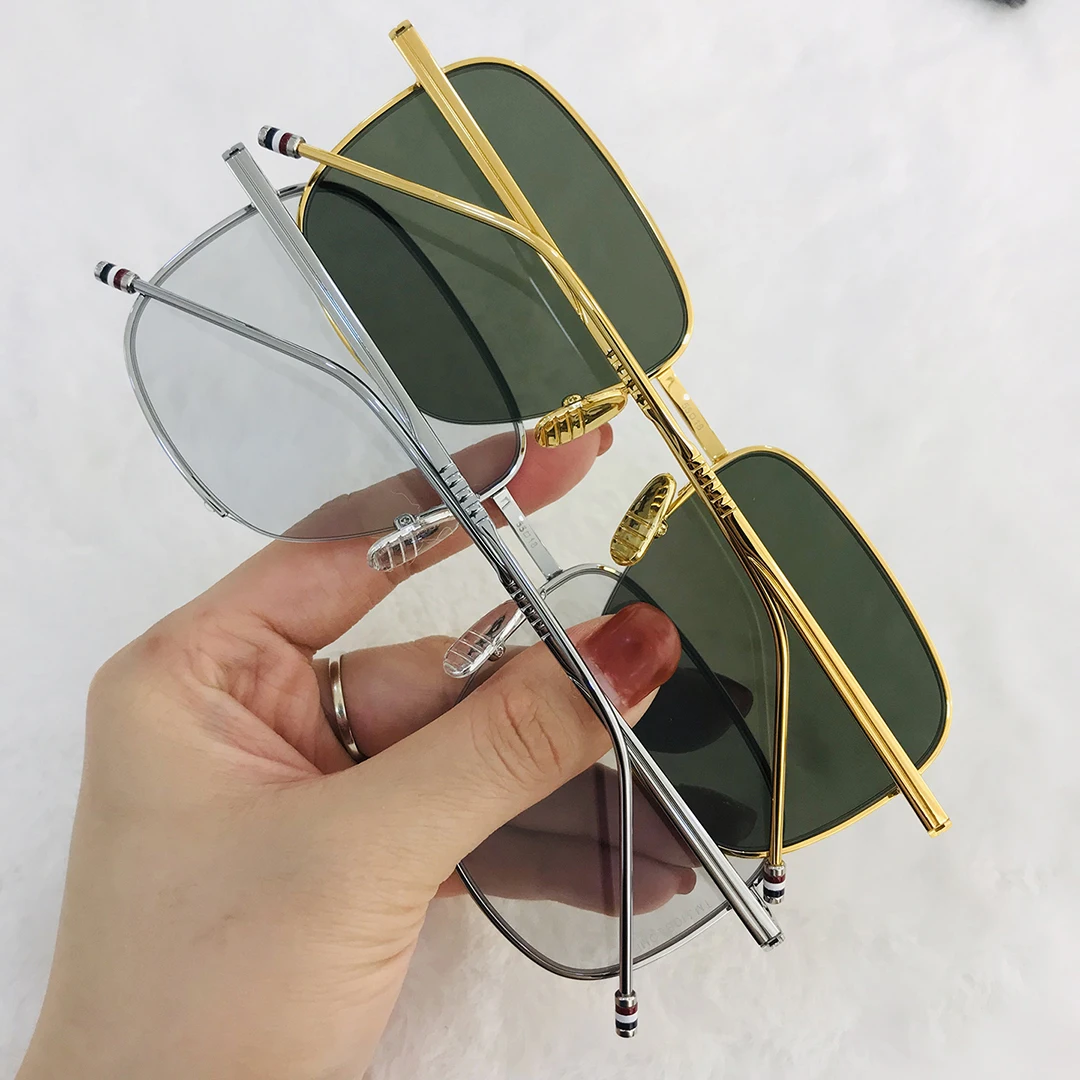 

2021 New Fashion Thom Vintage Sunglasses For Men And Women Designer TB2007 Polarized Sun Glasses Zonnebril Dames Heren