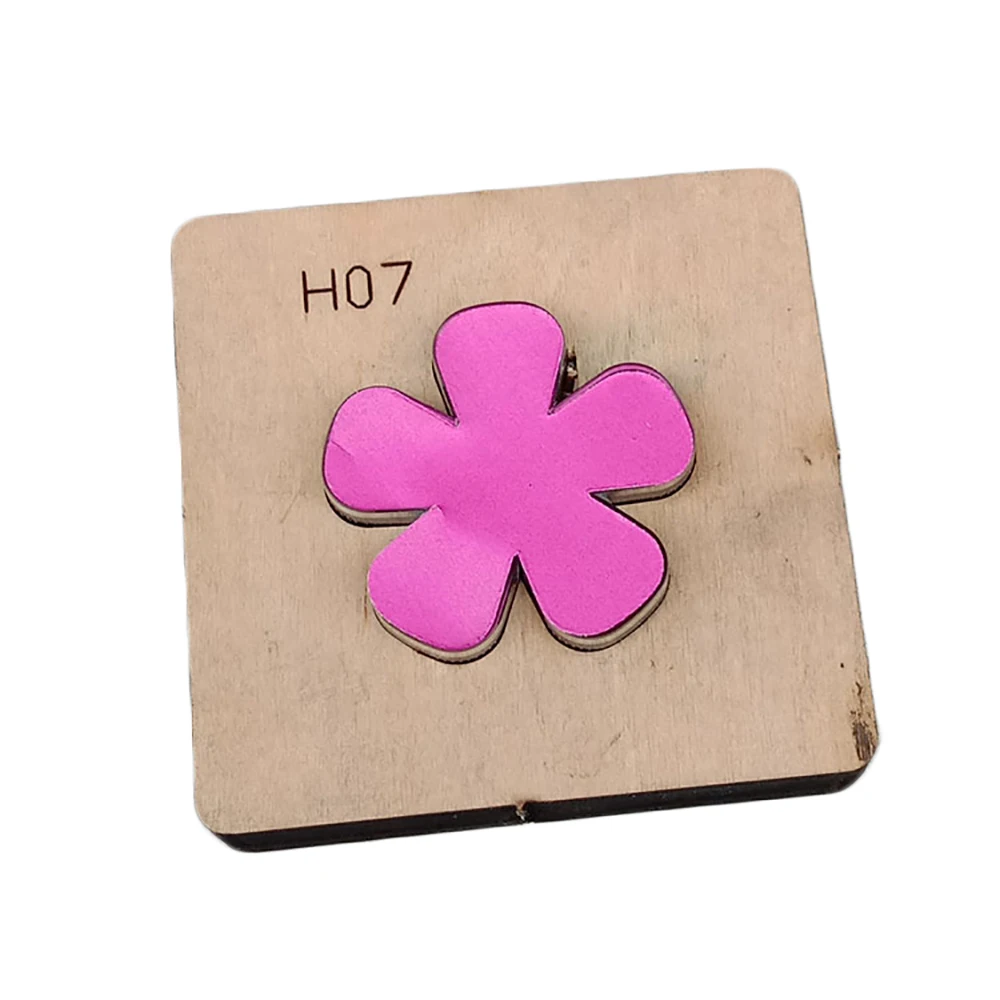 С рисунком цветов и листьев в форме деревянная форма умирает вырезать трафарет