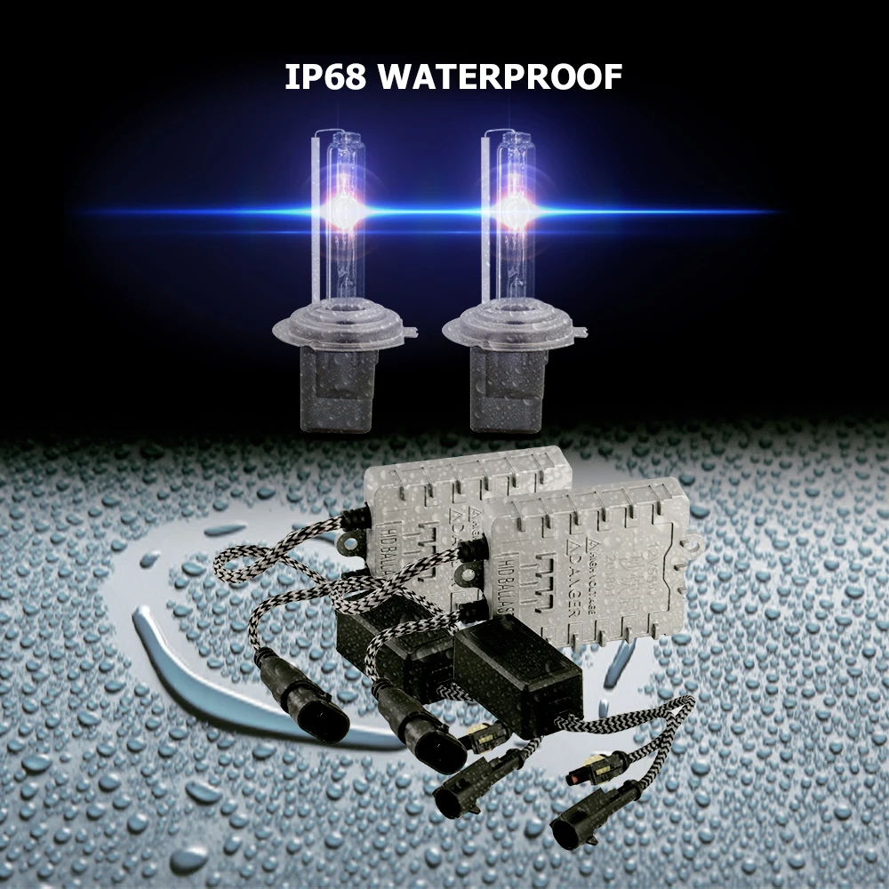 CNSUNNYLIGHT 1s быстрая яркая 55 Вт HID ксеноновая фара H7 H1 H3 H11 H8 HB3 HB4 9005 9006 881 H27 лампа 4300K 6000K