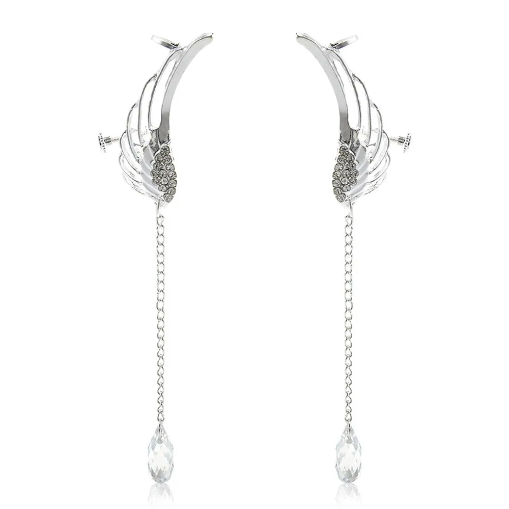 Серьги для женщин 2019 1 пара Серебро толстовка с капюшоном надписью Angel и принтом