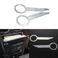 4pcs silver auto car radio removal key tool stereo pin dash repair panel universal 2cm durable accessories