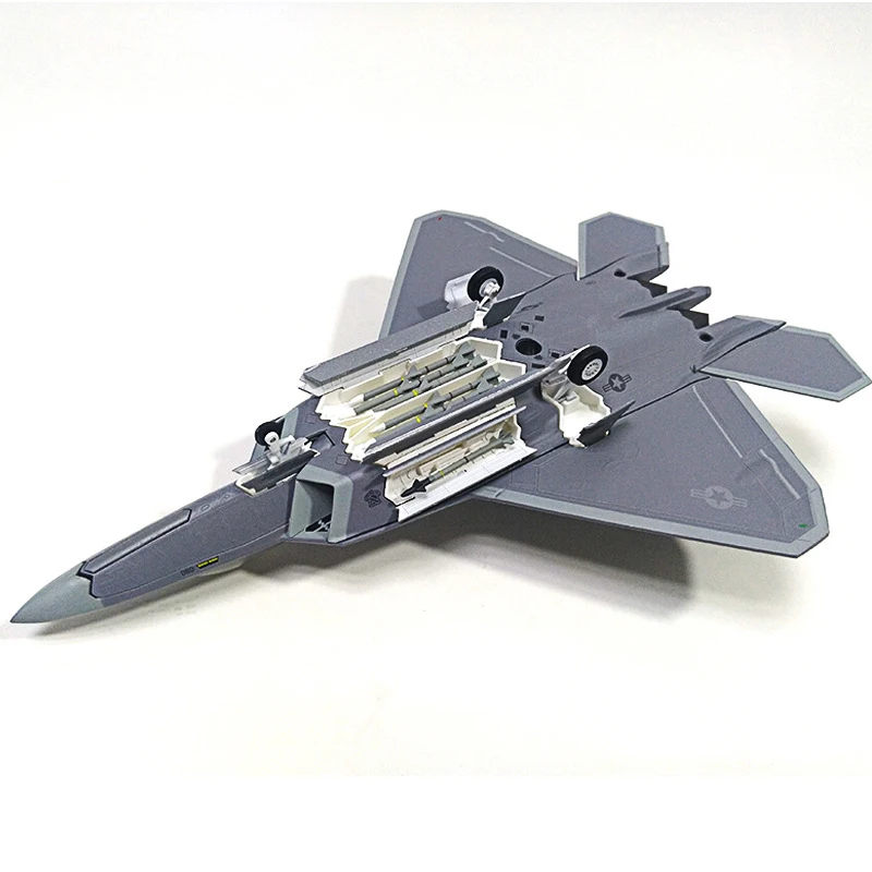 1/72 масштаб сплава Истребитель F 22 ВВС США самолета F22 Raptor модели игрушки Для детей