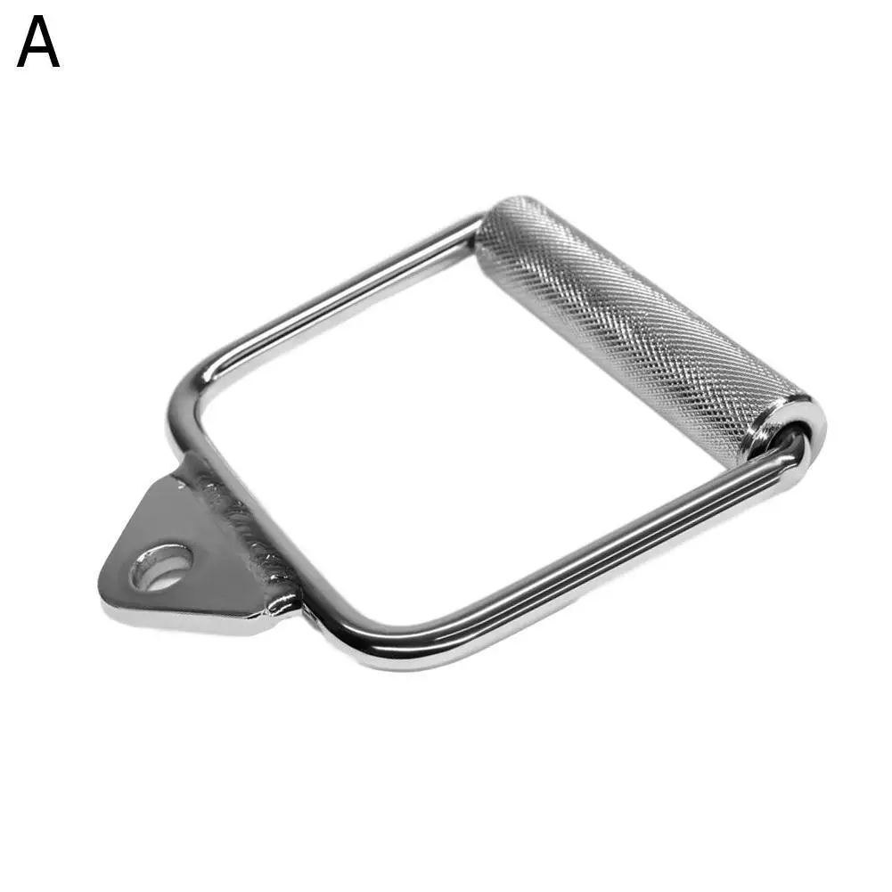 

1pcs Fitness Home Cable Machines Attachment D-handle Training Home Indoor Accessories Muscle Strength Workout Bodybuild