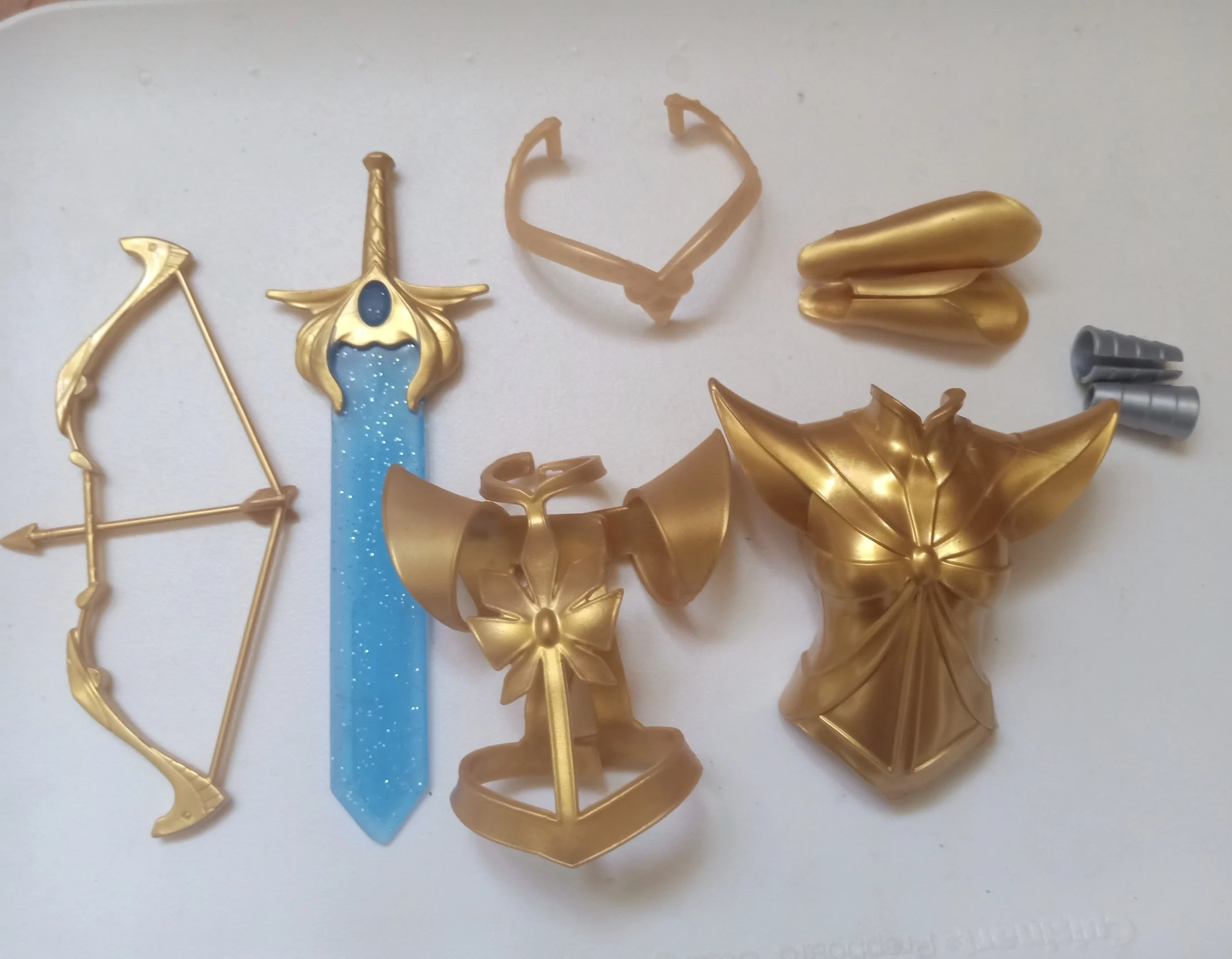 Оригинальный чудо кукла леди лук стрела меч 7 шт./компл. обувь ботинки куклы