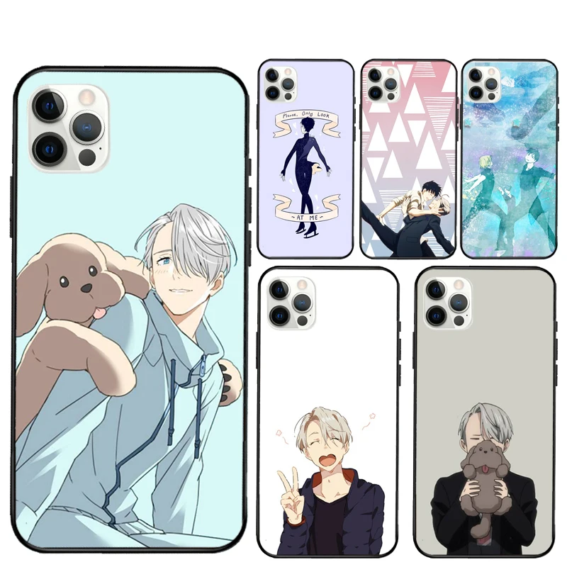 Yuri On Ice аниме мягкий чехол для iPhone 13 11 12 Pro Max Mini 6S 7 8 Plus SE 2020 XS X XR Phone Coque | Мобильные