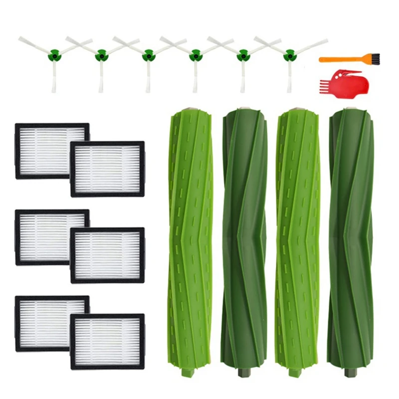 

18PCS Hepa Filter Side Brush Main Brush Replacement for IRobot Roomba I7 E5 E6 I Series Robot Vacuum Cleaner Spare Parts