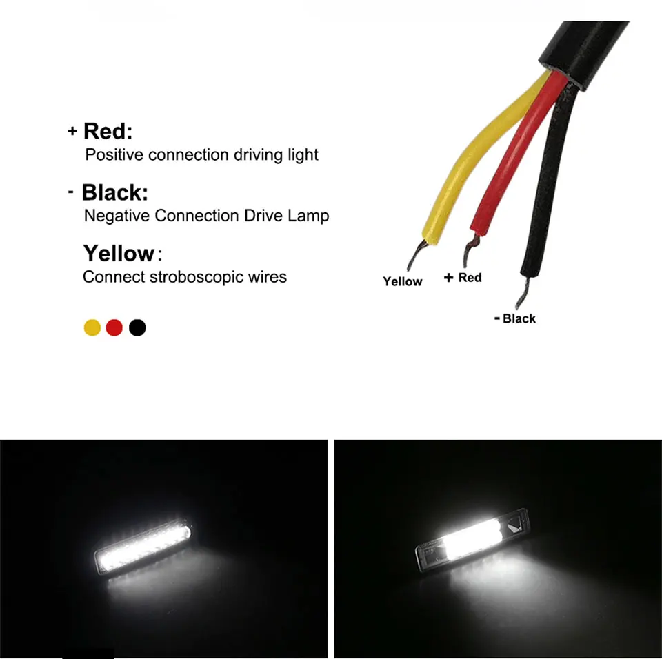 NlpearL 12-24V " светодиодный противотуманные Автомобильные фары красный синий желтый 5 стиль мигающий светодиодный свет для полиции для внедорожника грузовика трактора 4X4 ATV