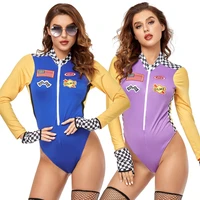 women role play sexy costume racer professional racing uniform
