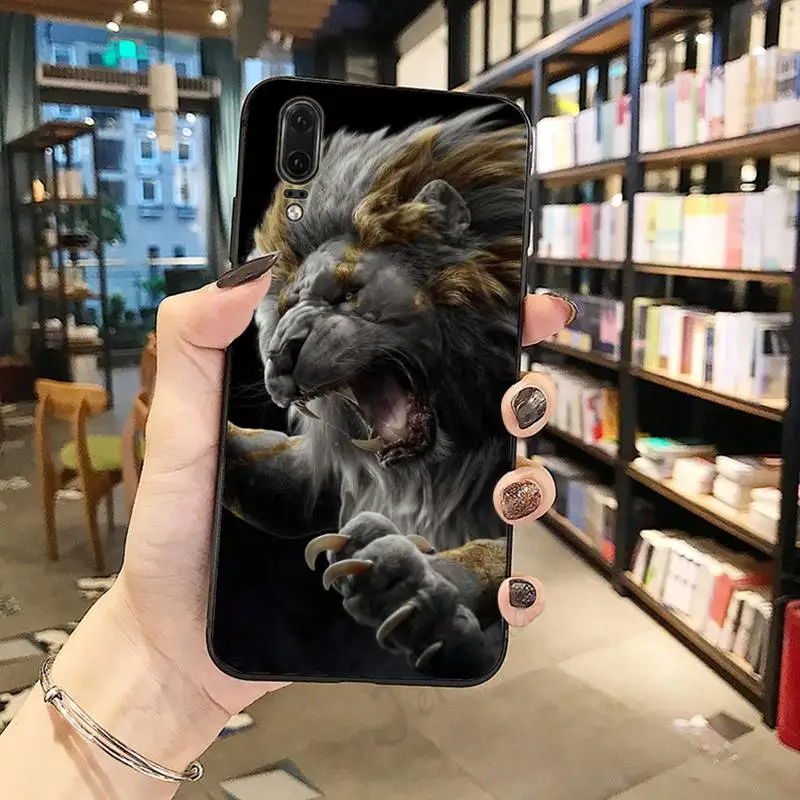 

Lion tiger animal cool Phone Case For Huawei honor Mate P 10 20 30 40 Pro 10i 9 10 20 8 x Lite