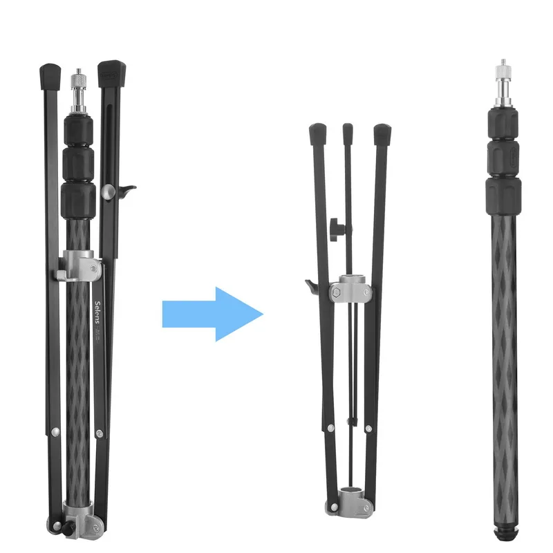 Штатив Selens для SLR камер профессиональный портативный монопод софтбокса со