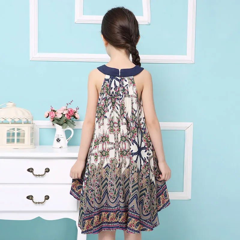 Детское летнее платье для девочек Новинка 2019 года брендовые Детские пляжные
