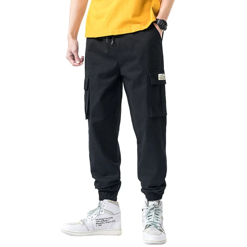 

2021Spring and Autumn New Men's Sports Pants Running Sports Loose Large Size Overalls Men's Casual Pants Sweatpants Men Clothing