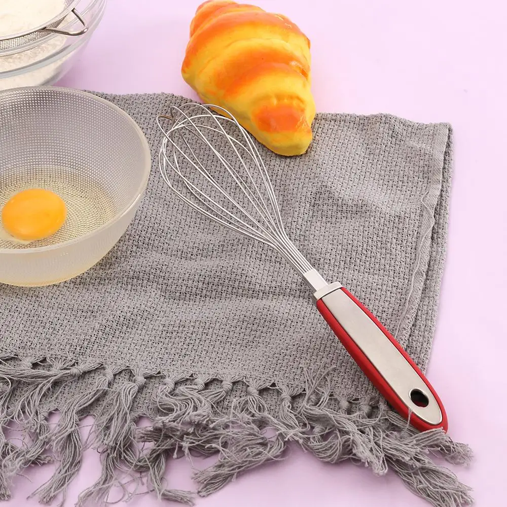 Взбиватель для яиц с силиконовой ручкой взбиватель яичного крема молока кофе