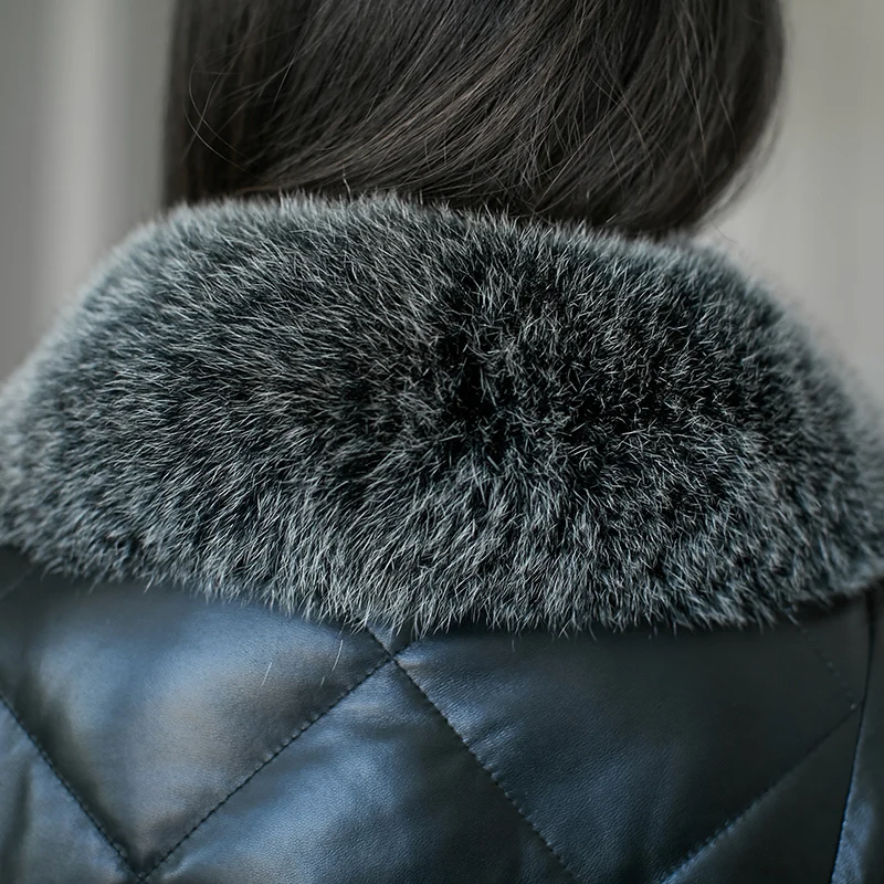 Женские куртки и пальто из натуральной овечьей кожи новые зимние Роскошные