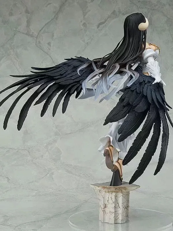

Anime Overlord Albedo Sexy Black Wings Devil Lady PVC Figure 29CM