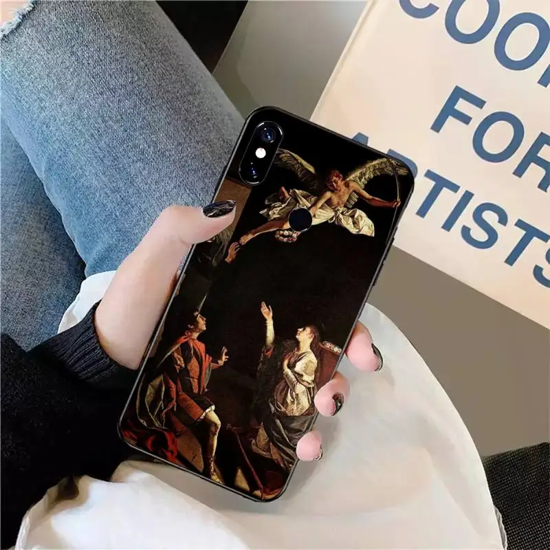 

Retro art Middle Ages Oil Painting Phone Case For Xiaomi Redmi note 7 8 9 t max3 s 10 pro lite coque funda shell cover