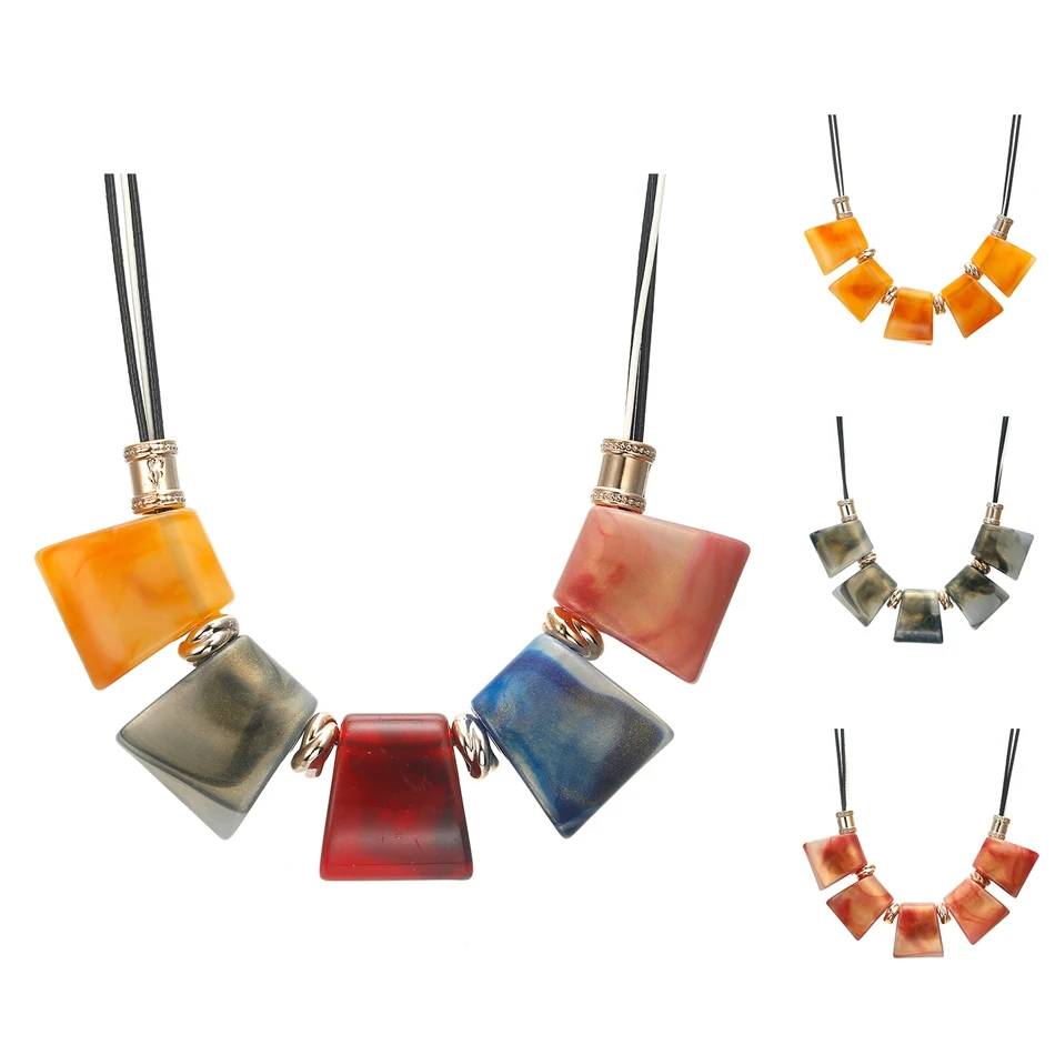 Женское ожерелье и подвески Match Right массивное Винтажное колье чокер с бусинами