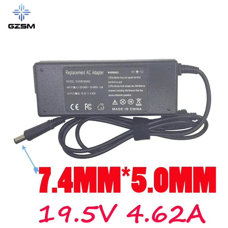 GZSM 19,5 V 4.62A 7,4*5,0 мм блок питания для ноутбука переменного тока для Dell E6320 E6330 E6400 E6410 адаптер E6420 E6430 зарядное устройство для ноутбука