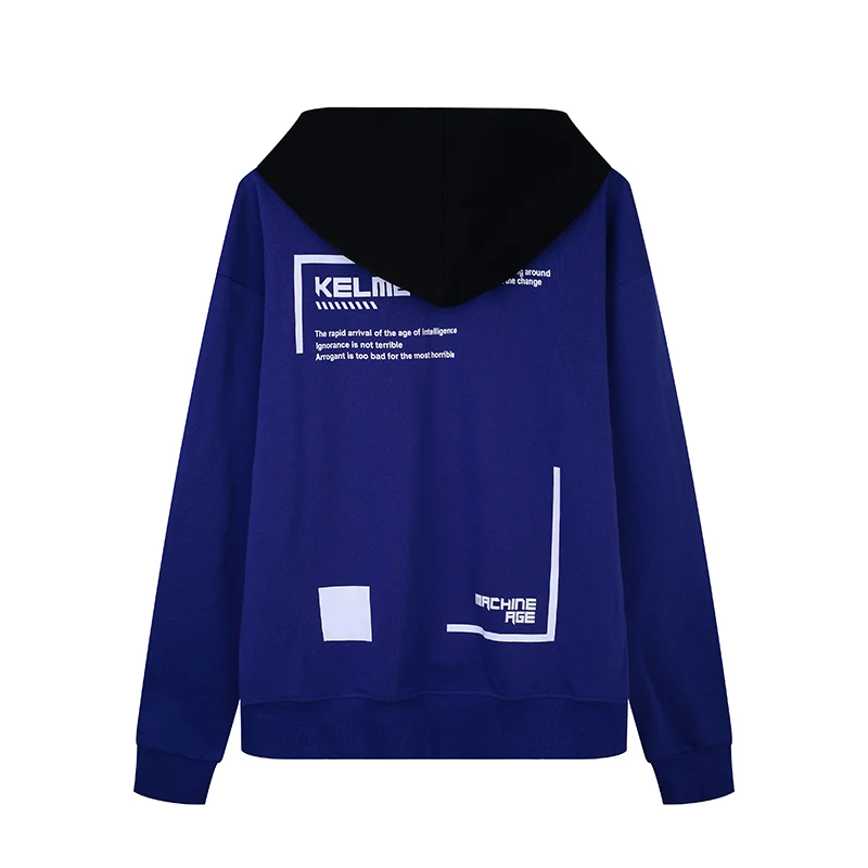 Мужские толстовки KELME Мужская толстовка в стиле хип хоп с буквенным принтом