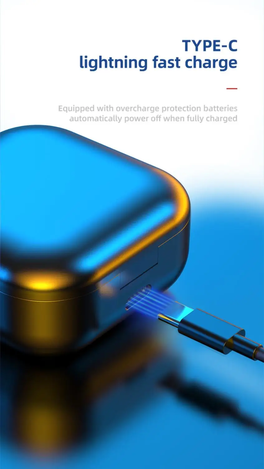 

L10 TWS Wireless Bluetooth 5.0 Earphones IPX5 Waterproof Headset Intelligent Breathing Light Touch Voice Call LED Power Display