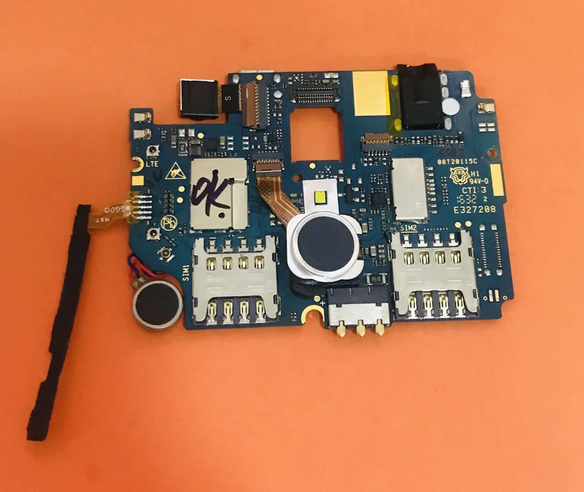 Б/у оригинальная материнская плата 1G ram+ 8G rom материнская плата для HOMTOM HT17 MTK6737 четырехъядерный 5," HD 1280x720