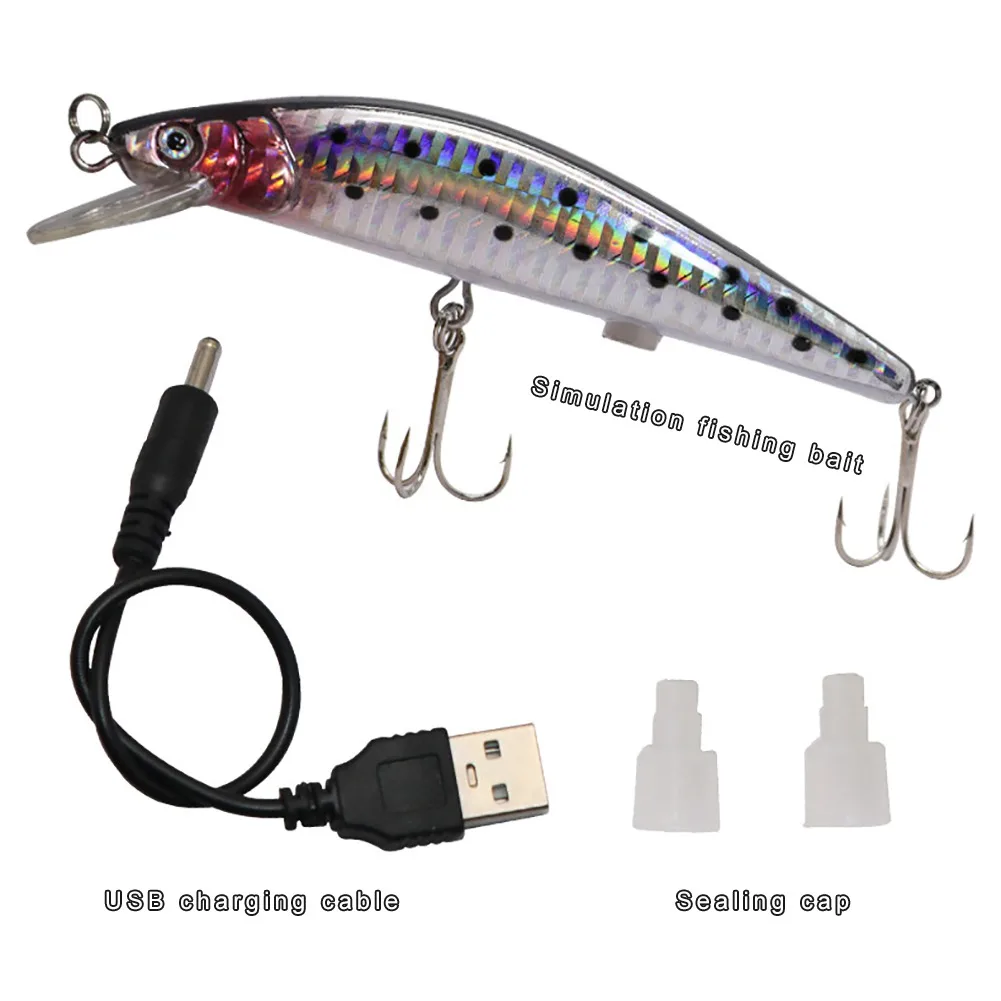 

1PCS Winter Fishing Gear Bionic Swim Hard bait Artificial Wobbler Rotating Trolling Pike Carp Crank Lure Portable Fishing Lures