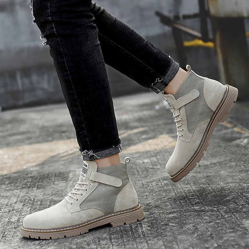 

sneaker shoe black hot casual sale Sneaker footwear high for flat wear Mens man top Casual hightop fashion mens boots men 2020