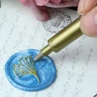 Цветная яркая ручка, восковая печать, маркировка, ручка, украшение, восковая печать, золотой цвет, ручка, металлик для DIY конверта