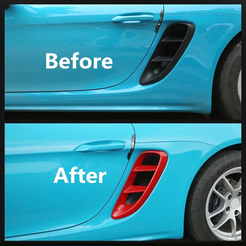 АБС пластик боковая подсветка двигателя автомобиля задняя крышка отделка для