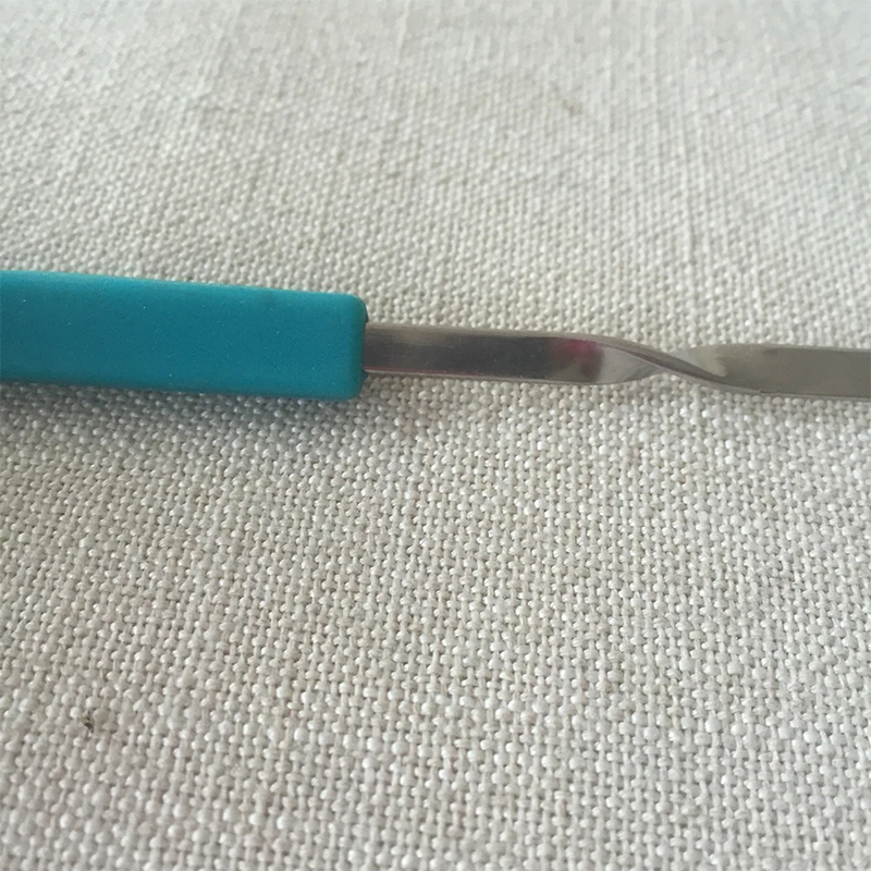 Многоразовые шпажки из нержавеющей стали с синей ручкой силикагеля для барбекю