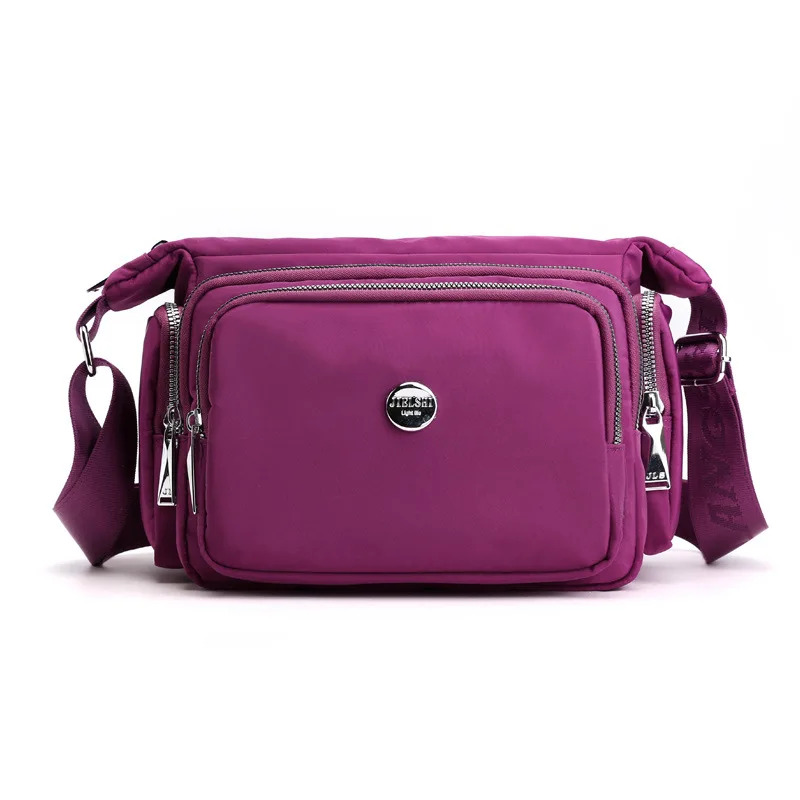 

Waterproof High Capacity Bags For Women Multi-pocket Bag Shopper Nylon Shoulder Bag Female Handbags and Purses Messenger