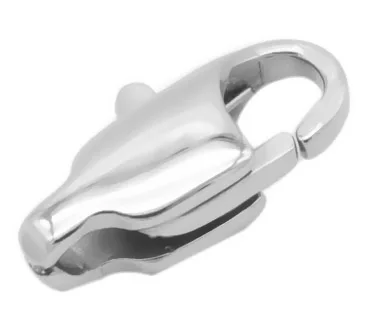 100pcs High Quality Polishing Stainless Steel Lobster Clasps Hooks End Clasps Connectors for Necklace Bracelet Jewelry Findings