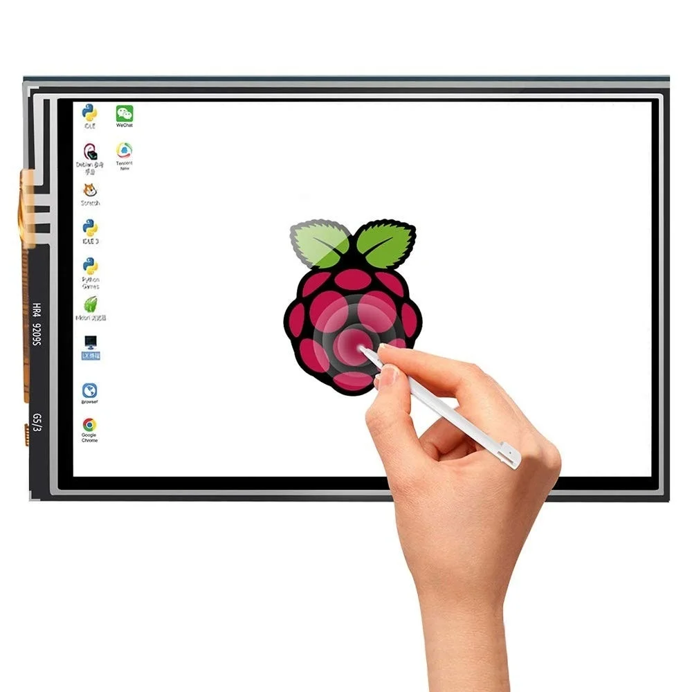 Для Raspberry Pi 4 B/3 B + 2019 новейший комплект системы охлаждения 3 5 дюймовый ЖК-экран