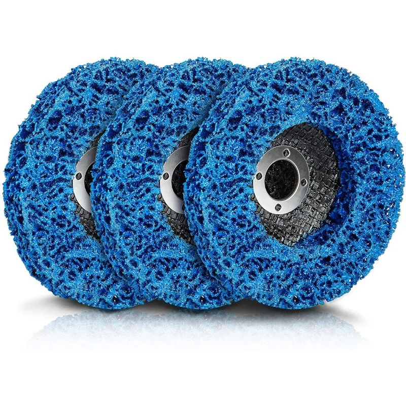 

ABSF Paint Stripping Disc Wheel 3 Pcs Rust Stripper Strip Discs for 4 x 5/8 Inch Angle Grinder for Wood Metal Fibergl