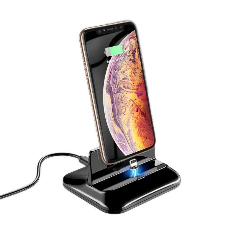 Магнитное зарядное устройство 3 в 1 док-станция для Iphone 7 8 XR XS Max Samsung Xiaomi Huawei