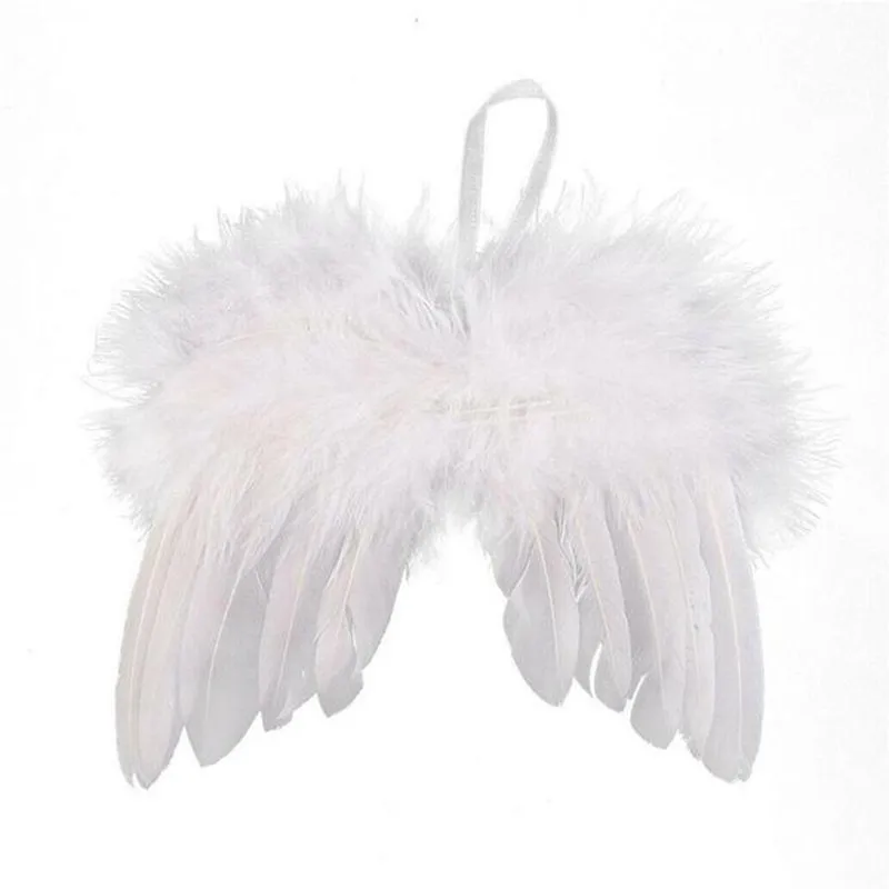 

Christmas Feather Wing Lovely Angel Christmas Tree Decoration Hanging Decor Ornament Home/party/wedding