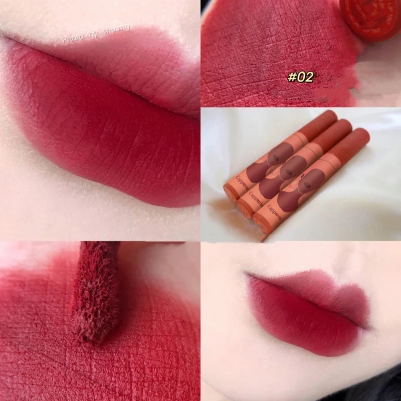

6 Colors Lipgloss Set Lip Moisturizing Matte Lipstick Matt Lip Glaze Makeup Long Lasting Lipstick Tubes Cosmetic Maquiagem TSLM2