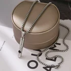 Мужское серебристое ожерелье со свистком для экстренного выживания на природе туризма кемпинга ожерелья для женщин ювелирные изделия подарки WC054