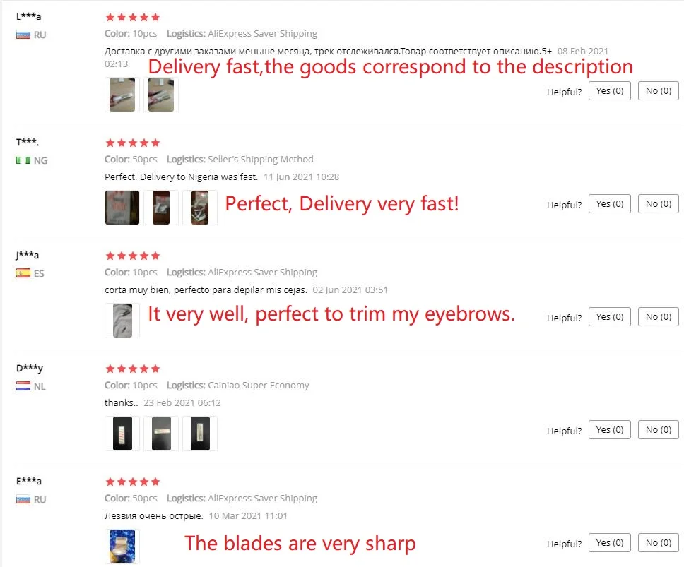 10 шт. специальный триммер для бровей из нержавеющей стали инструмент