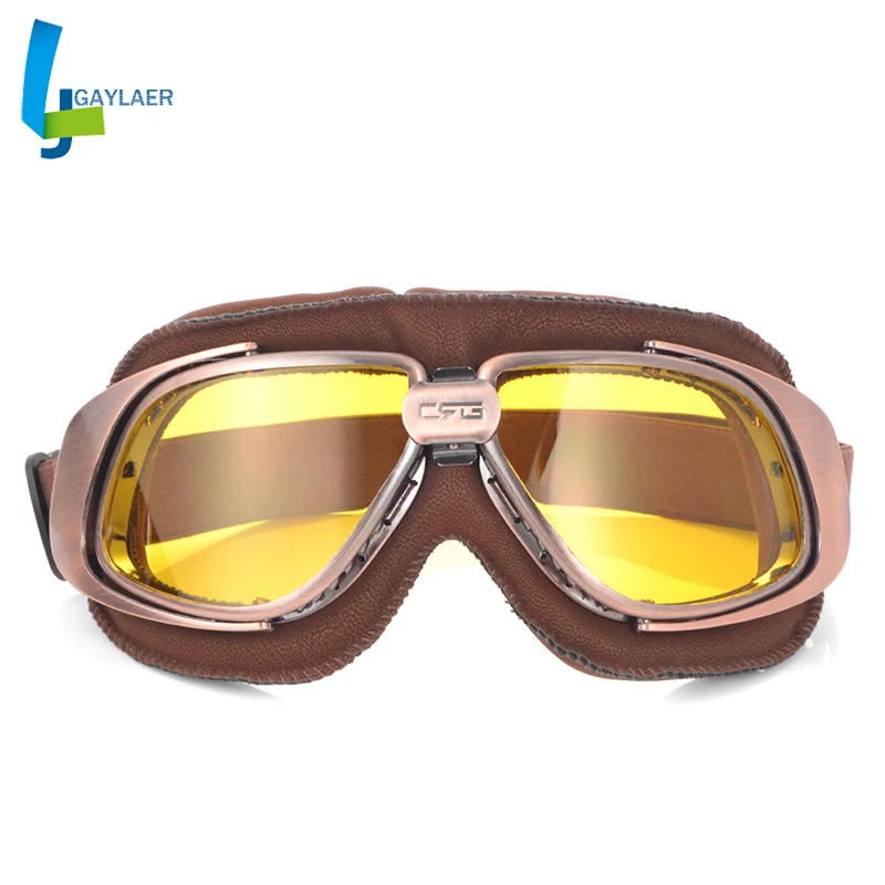 

Motocross Goggles Helmet Scooter Retro Moto Outdoor Glasses for Dirt Bike Riding Jet Pilot Motorcycle Goggles