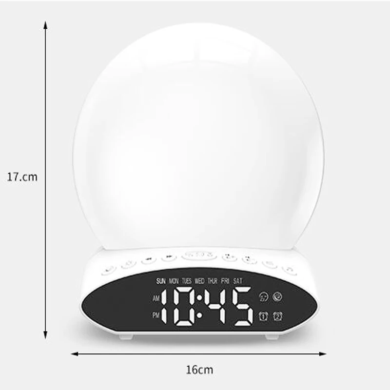Пробуждение свет проексветильник времени 7 цветов диапазон имитация заката