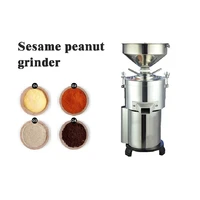 15kgh peanut butter machine grinder peanut butter making machine home commercial nut pistachio sesame pulping machine 1100w