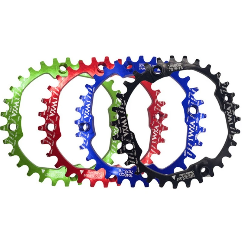 

104BCD 30T Bicycle Crank Chainring Narrow Wide Ultralight MTB Bike Chainwheel Circle Crankset Plate Single Speed Chain