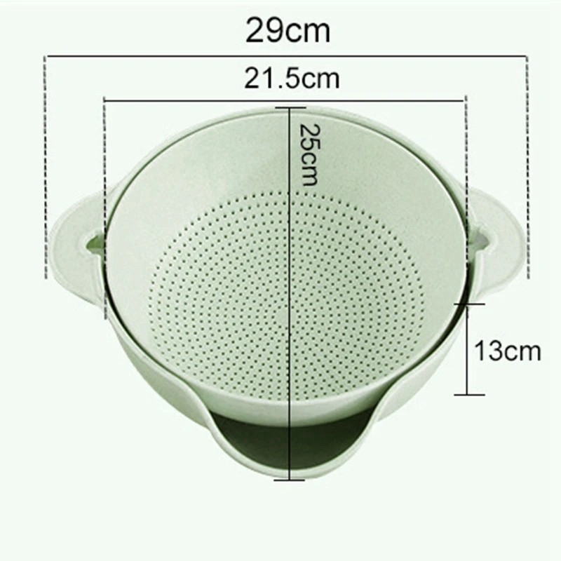 Корзина для стирки с двойным сливом, мойка, рисовая чаша, поднос для фруктов, мойка для кухни, дуршлаг для пасты, овощей.