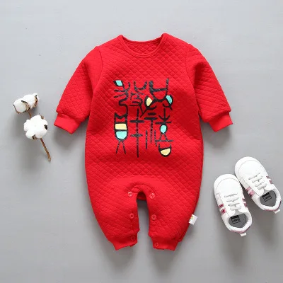 Китайские традиционные хлопковые детские комбинезоны для мальчиков и девочек