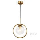 Скандинавский Золотой подвесной светильник s, металлическая стеклянная лампа, подвесной светильник для гостиной, спальни, домашний декор, Кухонное светодиодное освещение