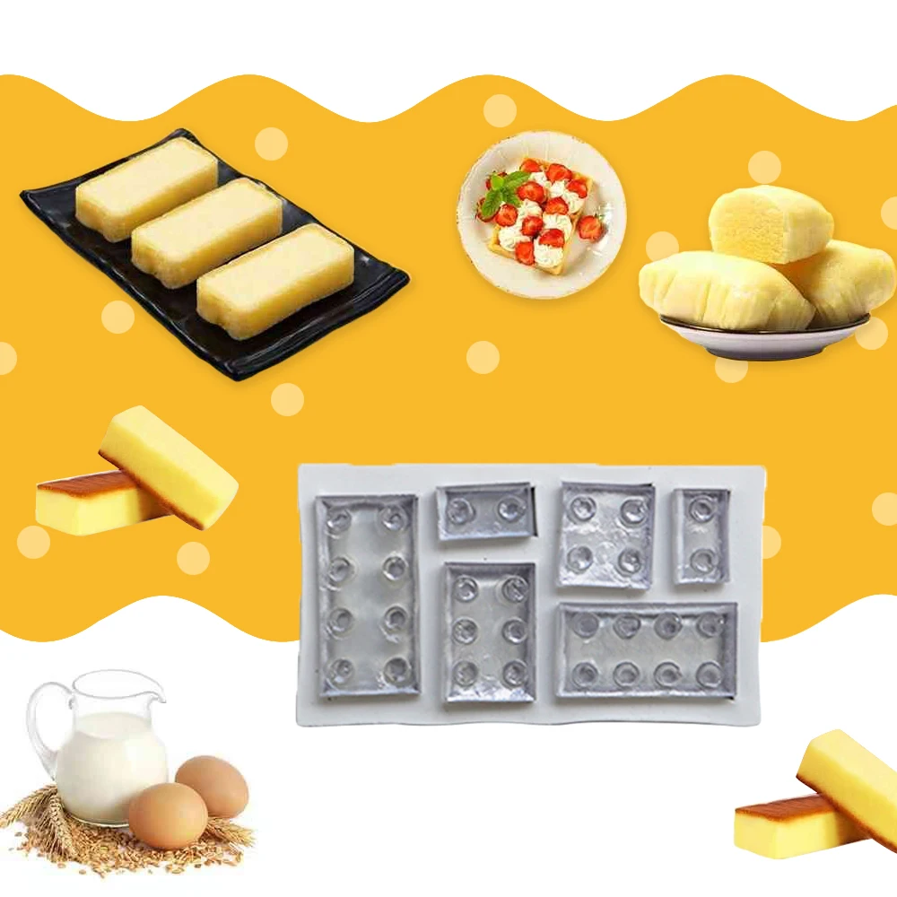 Несколько кубиков лего формочки для сахара силиконовая кружевная форма DIY