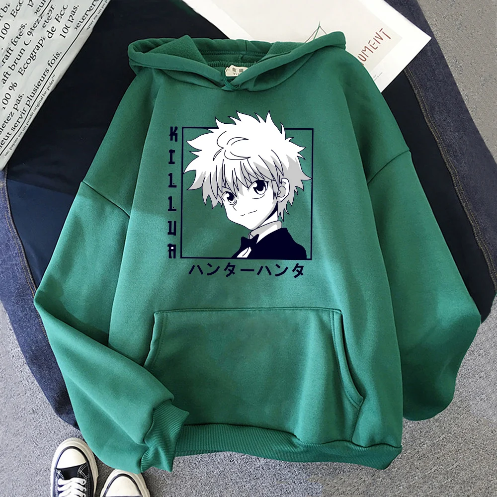 Женская толстовка с капюшоном в стиле аниме Hunter x | одежда